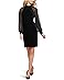 Calvin Klein Velvet Sheath Dress with Reglan Sheer Sleeves with Cuffs - Main View