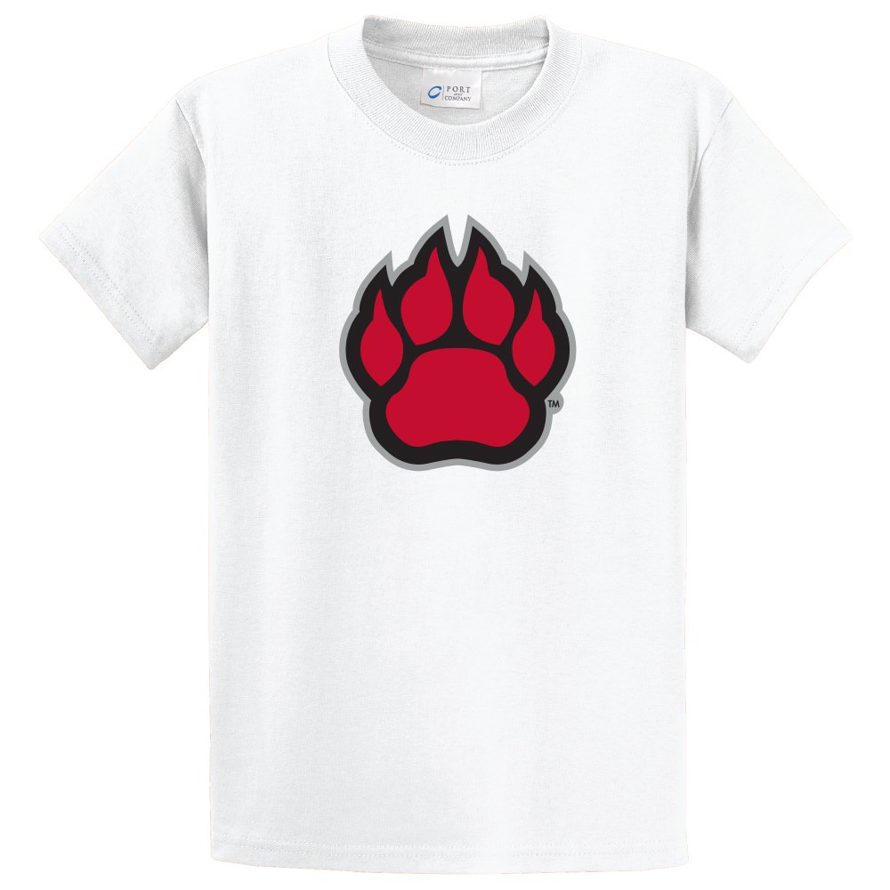 Campus Merchandise NCAA Oakland Golden Grizzlies Short Sleeve Tee, Small, White — view 125
