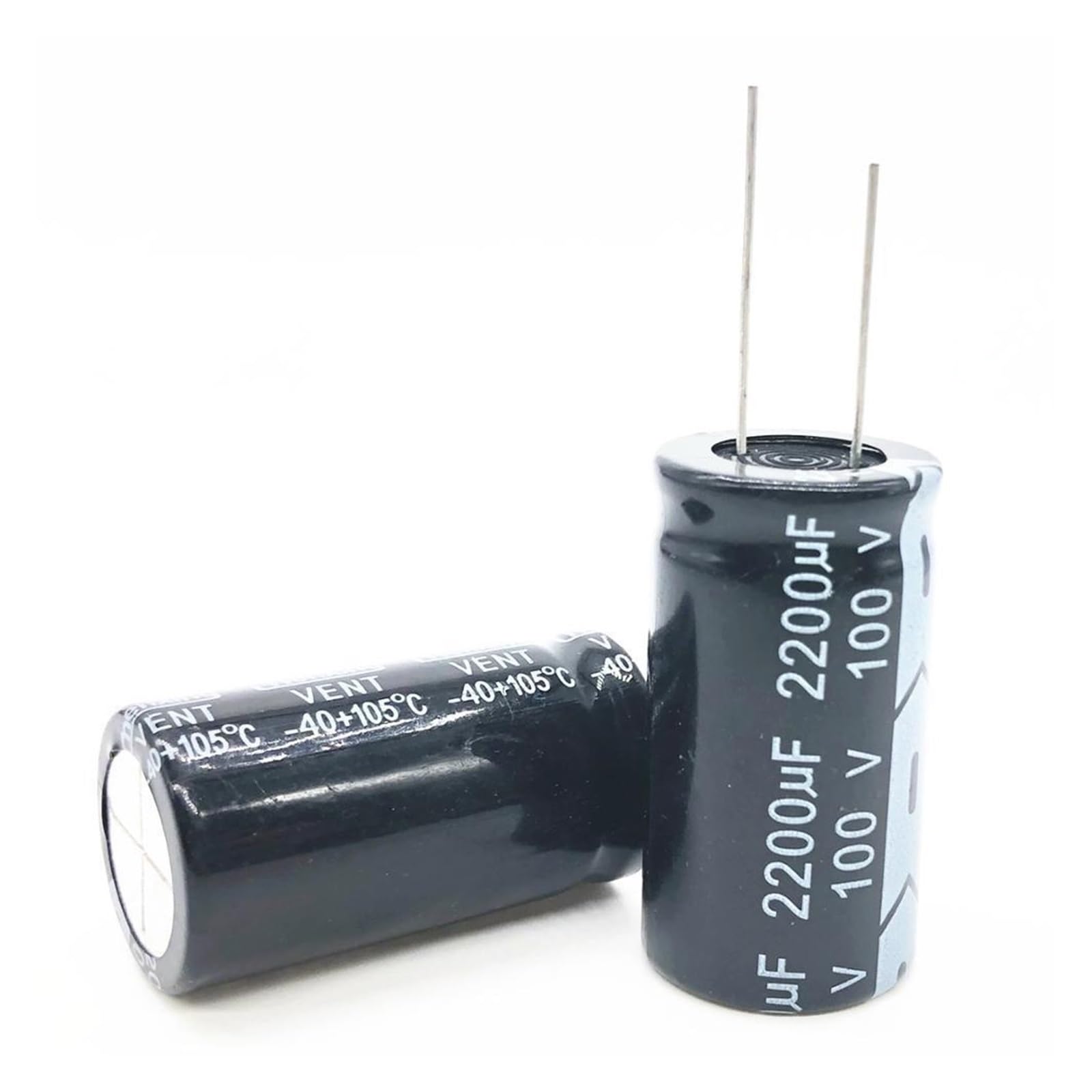 Condensateur 2200uF 100V radial aluminium de filtrage tension continue
