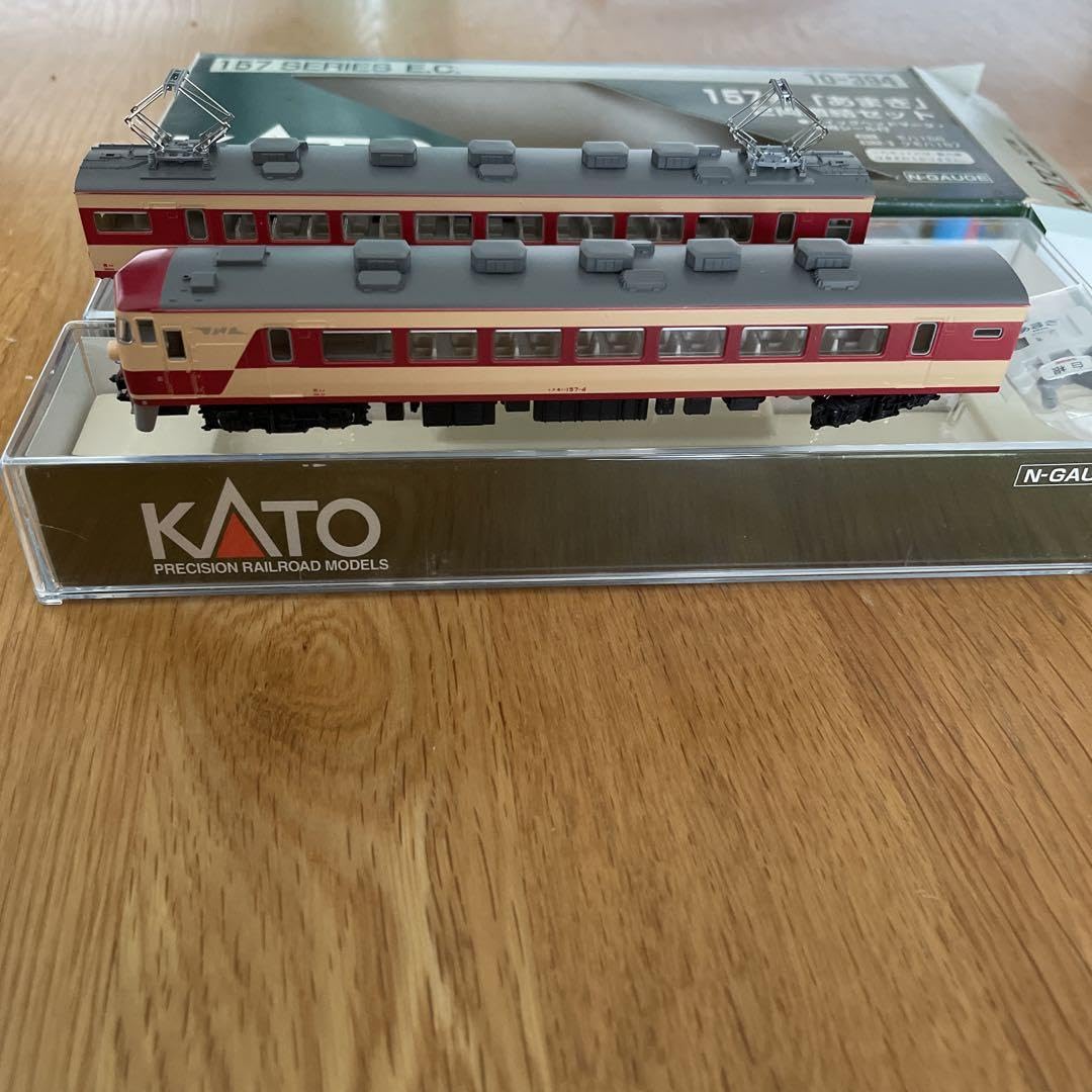 KATO 157系「あまぎ」7両セット + 2輌増結セット Amazon.co.jp: KATO 10394 157系あまぎ2両増結セット④付属 : おもちゃ