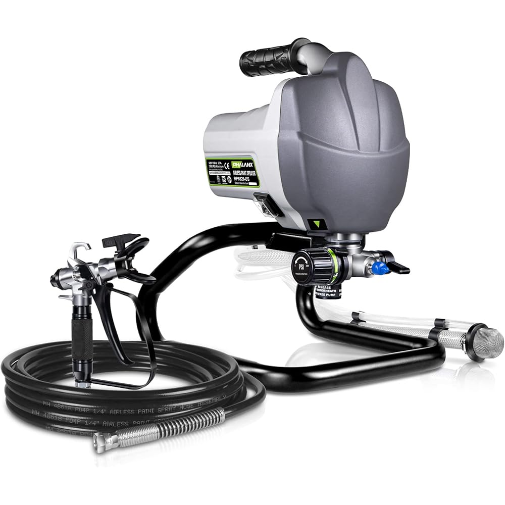 37/mo Finance PHALANX Airless Paint Sprayer, 7/8HP 780W High