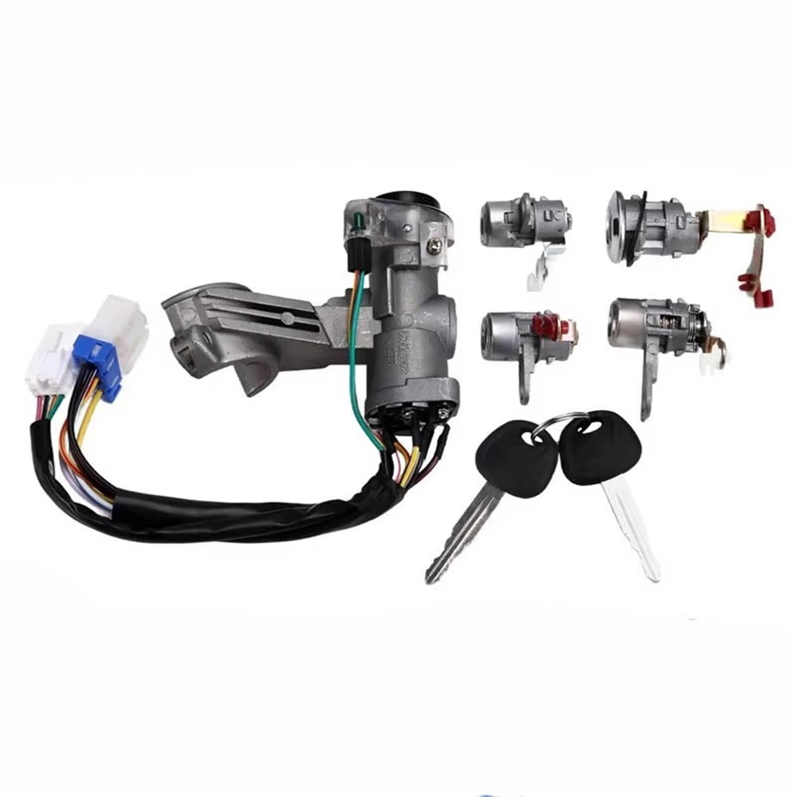 Compatible Con I800 H1 Para Starex H-1 2002 Cerradura Arranque Coche + Llaves Y Accesorios Juego Cerradura Cilindro 81905-4A610-A02G 819054A610