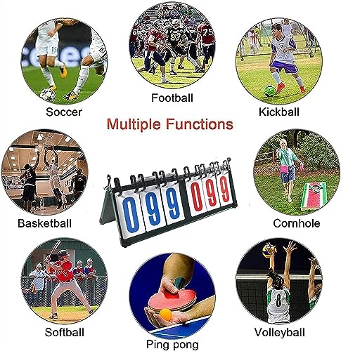 Marcador de mesa portátil de 6 dígitos para deportes miniatura 7
