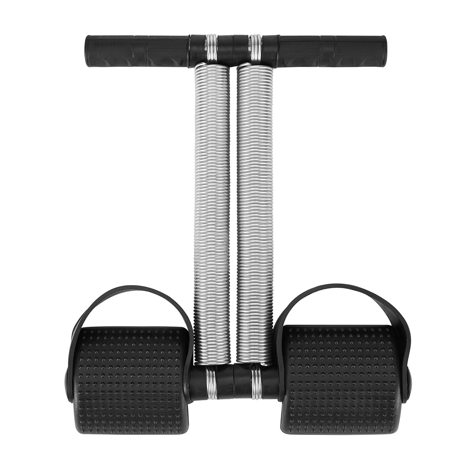 Amazon Brand - Symactive Unisex Tummy/Waist Trimmer for Home Gym | Multifunctional | Lightweight & Portable | for Core Exercises & Strength Training | 27.5 x 8.4 x 24.3 cm | Silver