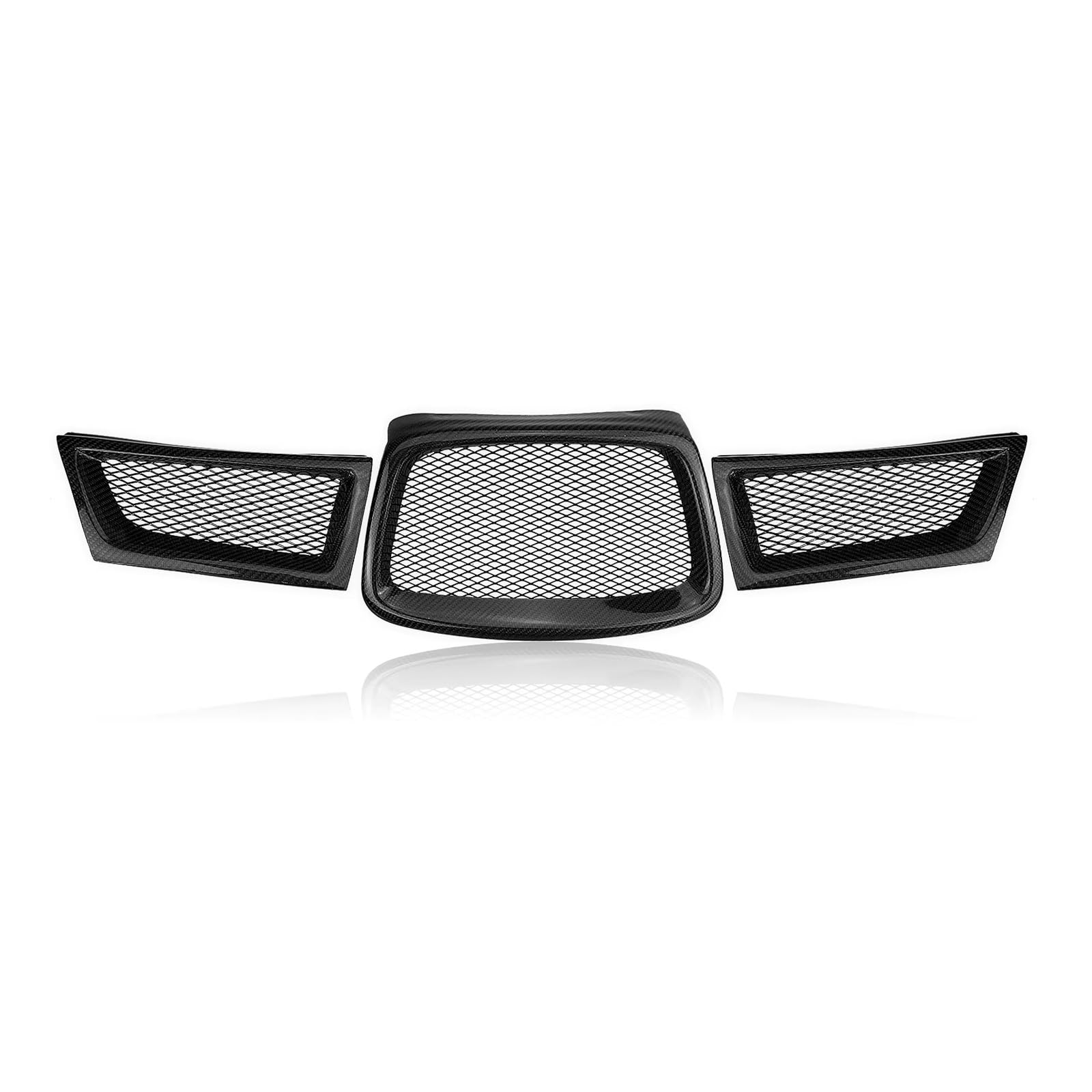 Pour Impreza 9e Génération Pour WRX Pour STI 2006-2007 Calandre Avant Grilles Pare-chocs Supérieur Prise D'air Capot Grilles Calandre Avant