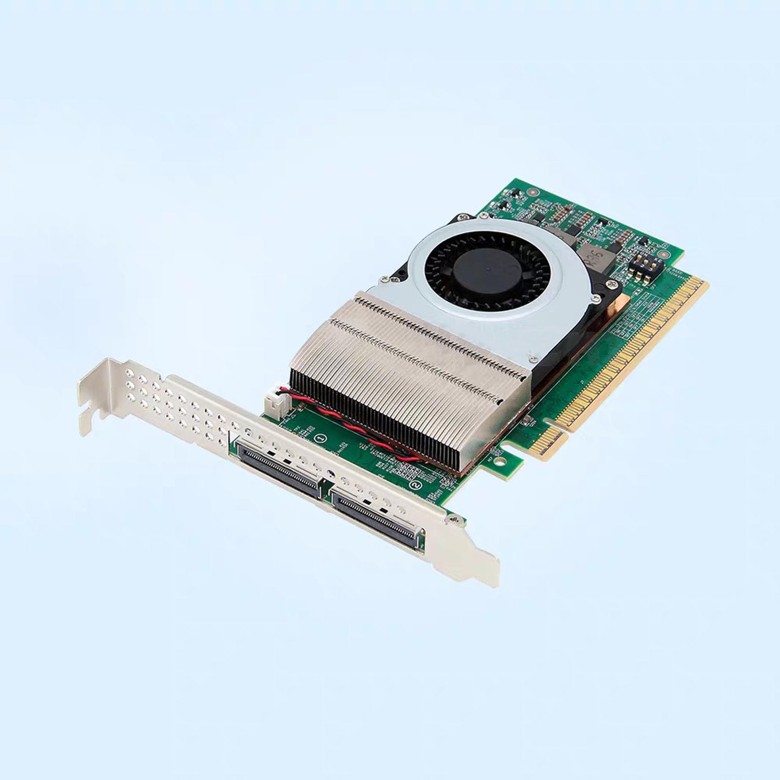 Scheda Retimer PCIe 5.0 X16 Espansione Disco Rigido per GPU Scheda Grafica Networking Trasferimento Dati a Lunga Distanza Bassa Latenza PCIe