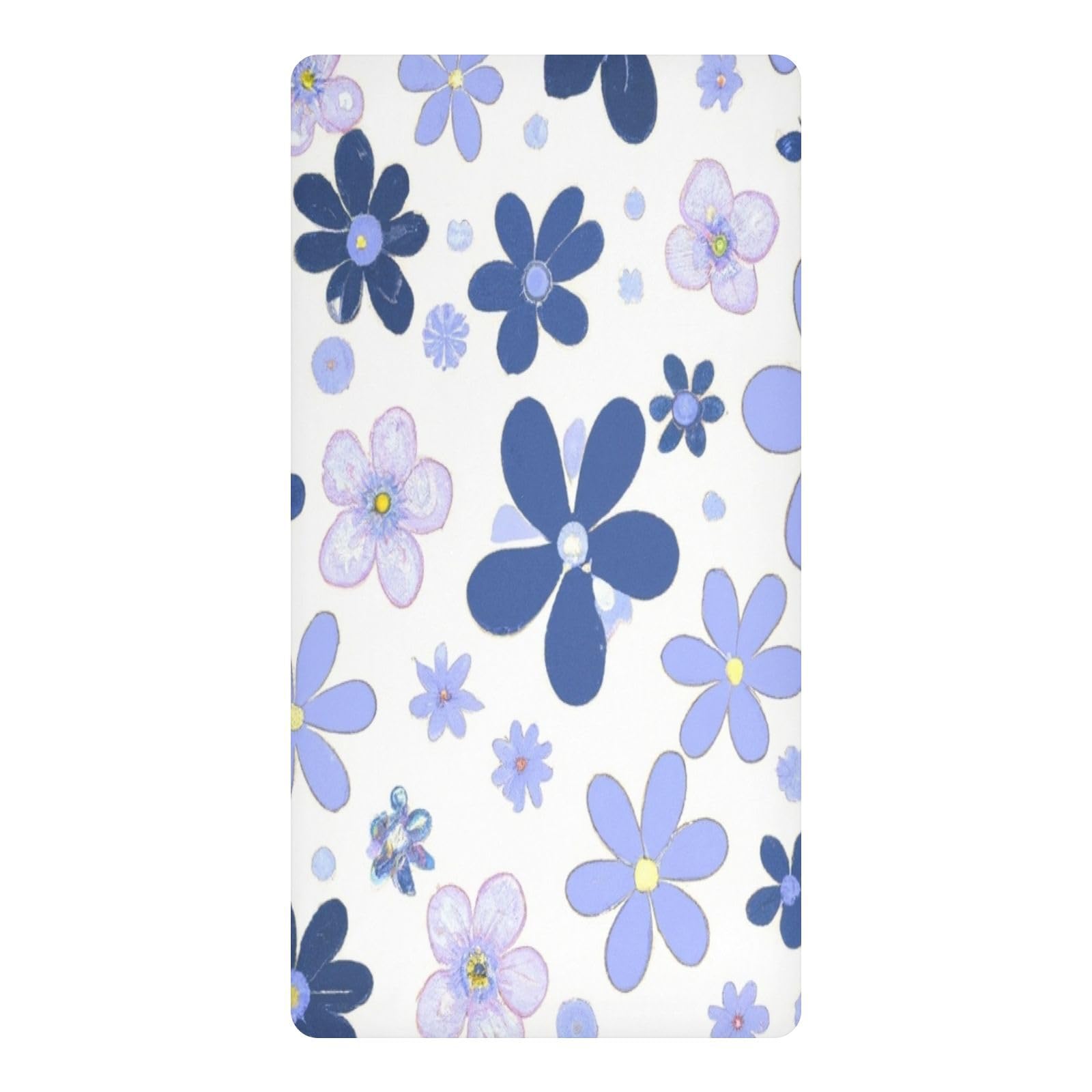 JiangGgen Flowers Baby Crib Sheet Soft Breathable for Standard Crib-M
