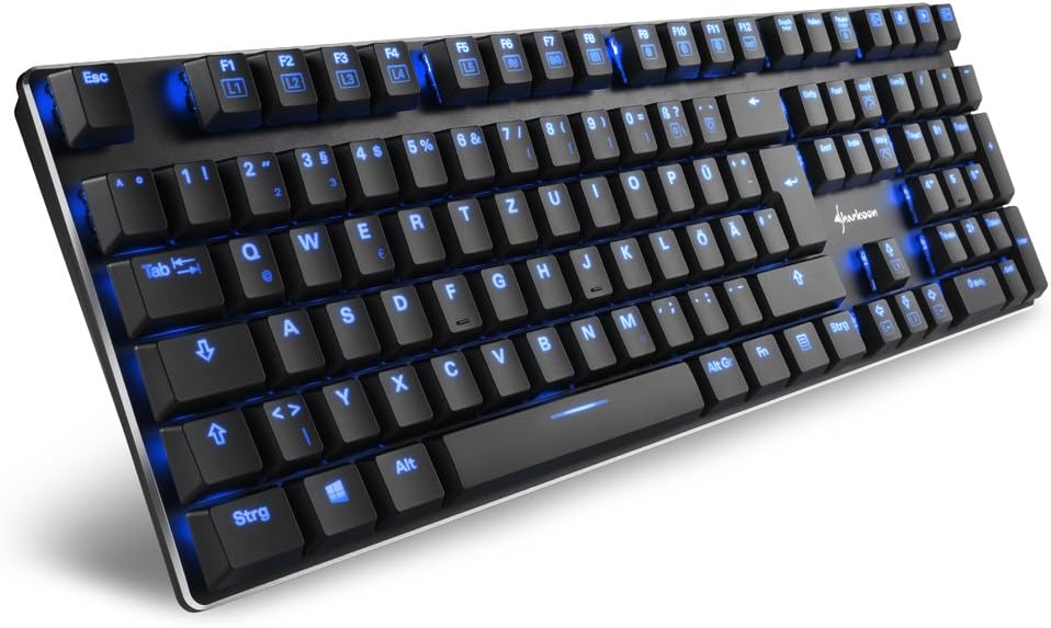 Sharkoon Purewriter Low Profile Keyboard Rote Schalter