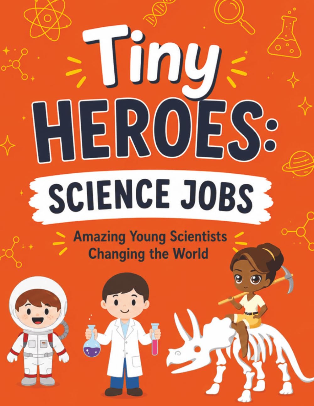 Tiny Heroes: Science Jobs (Tiny Heroes: Amazing Coloring Adventures for Little Dreamers)