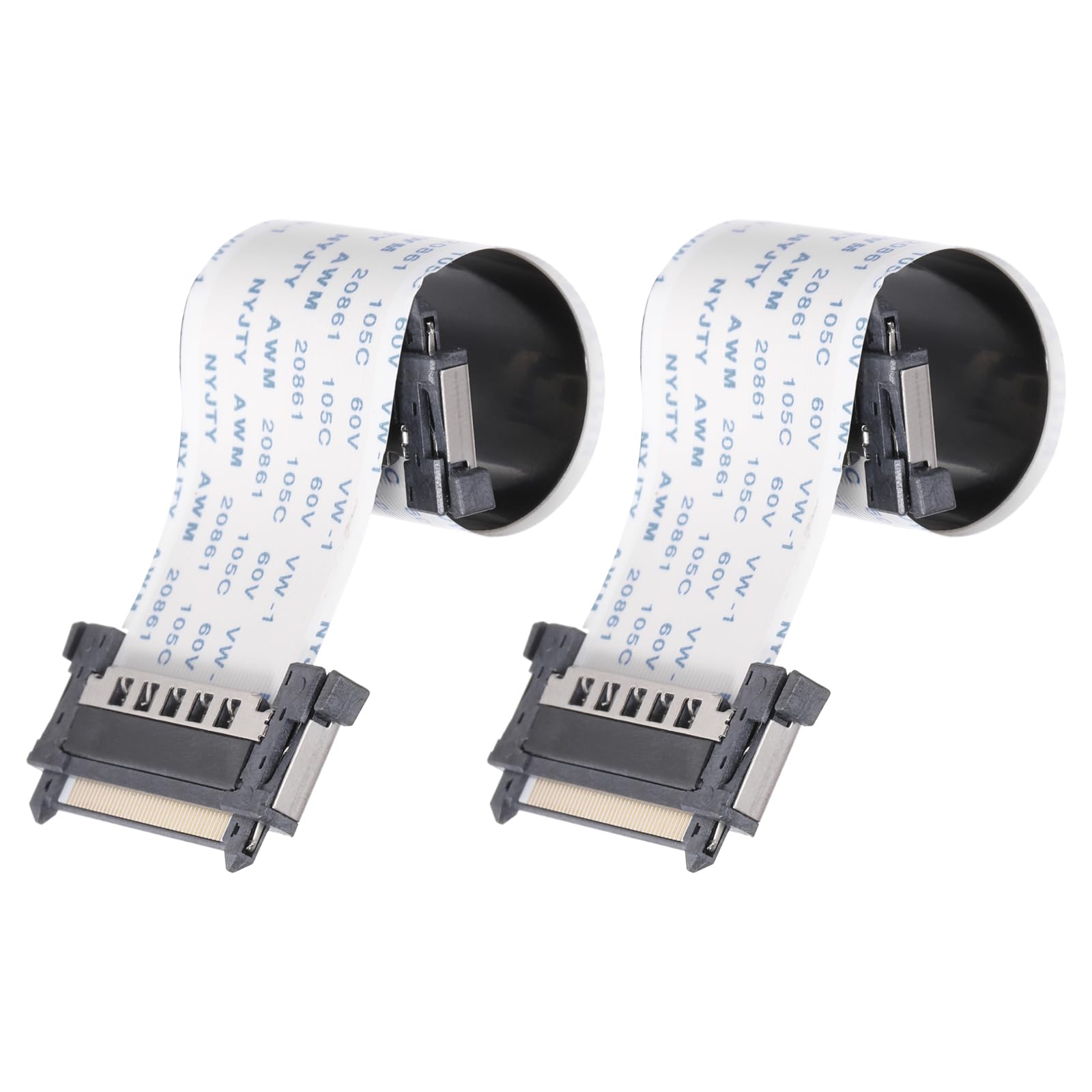 uxcell FFC FPC Cable 0.5mm Pitch 41 Pin 100mm Flexible Flat Ribbon Cables for LCD Screen,2Pcs