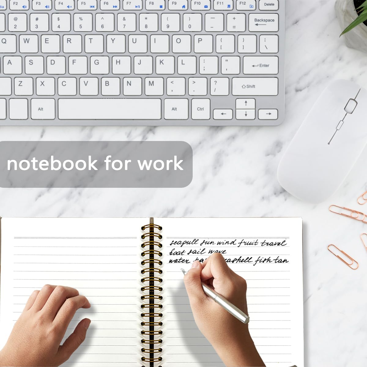 Divertente taccuino da ufficio per lavoro, regalo di apprezzamento dei dipendenti, regalo di ringraziamento per donne, forniture per ufficio per scrivania per donne e uomini, quaderni a