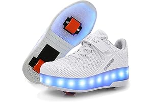 Kid's Roller Skate Shoes with LED Light Up Wheels