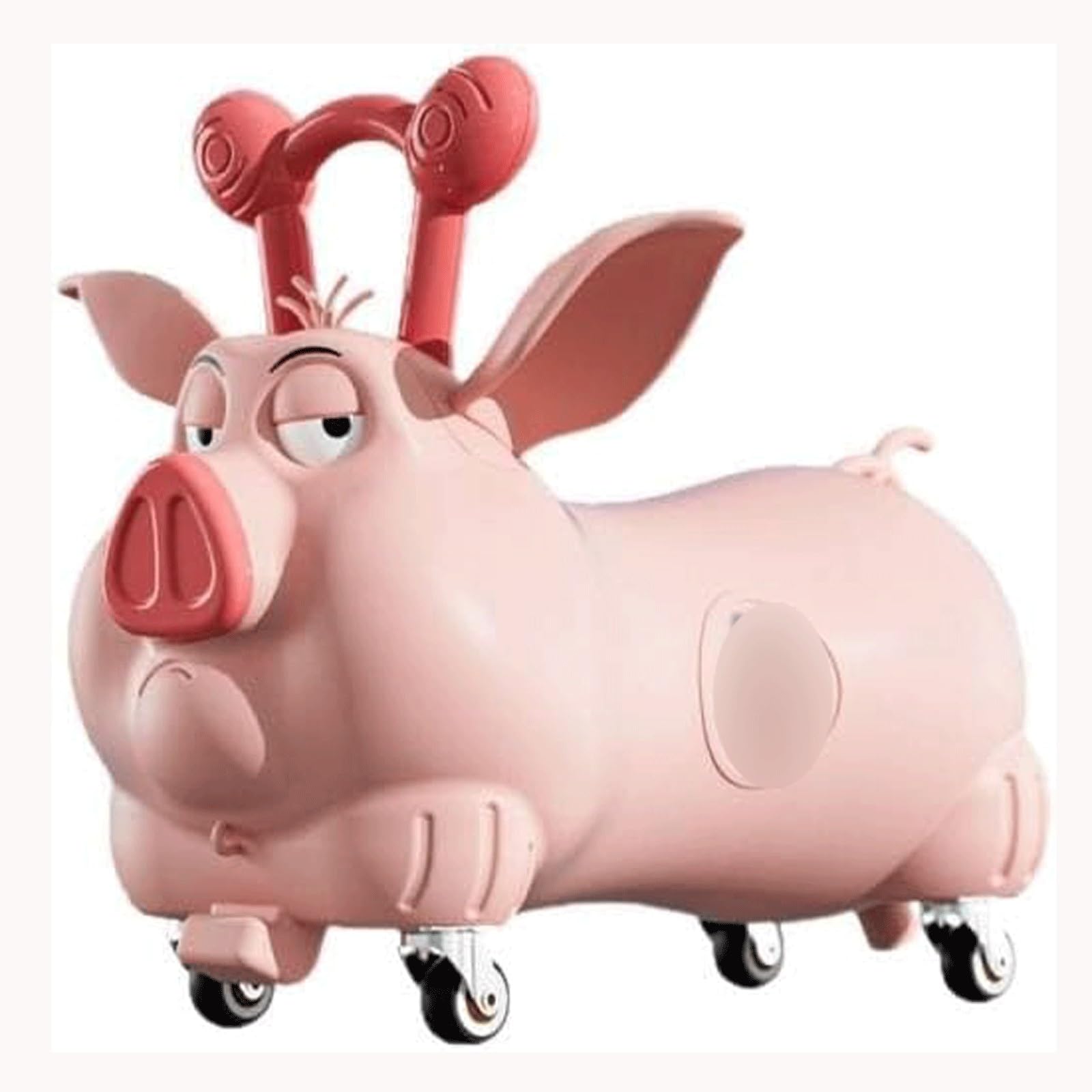 Wiggle Car Cichy Hulajnoga Wiggle Hulajnoga Wiggle Słodki Świnka Rowerek Biegowy Jeździk Pchacz z Muzyką Dziecięcy Wiggle Car Unisex Chłopcy Dziewczynki(Wiggle Car With Music)