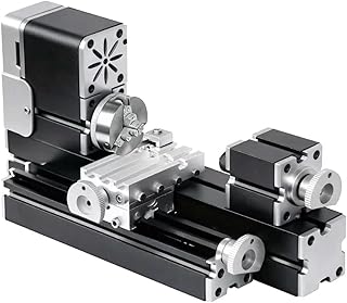 Vollmetall-Miniatur-Drehmaschine 36W 20000 U/min Didaktische Mini-Metall-Drehmaschine für Hobbyisten Holzbearbeitung Handwerk