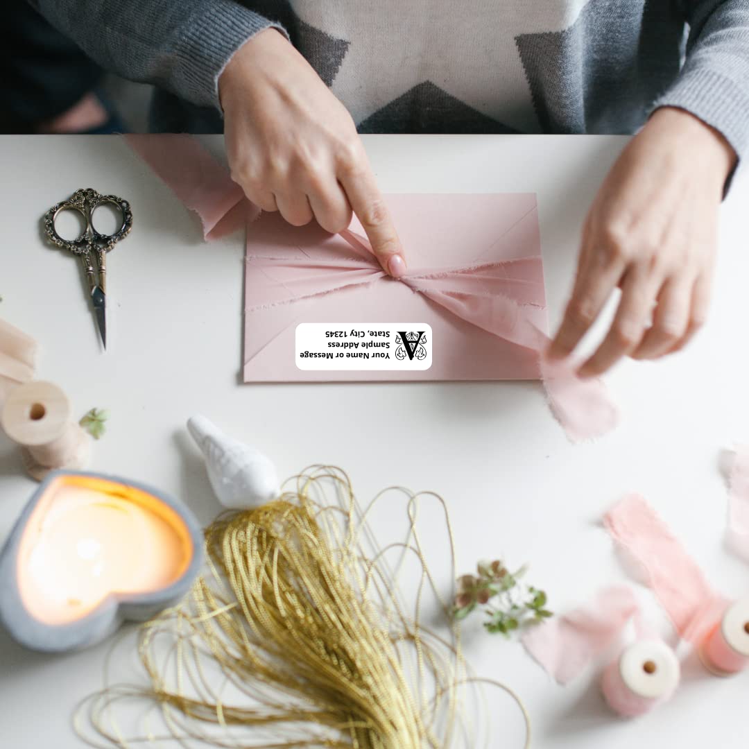 Amazon.com: Personalized Return Address Labels with Initial