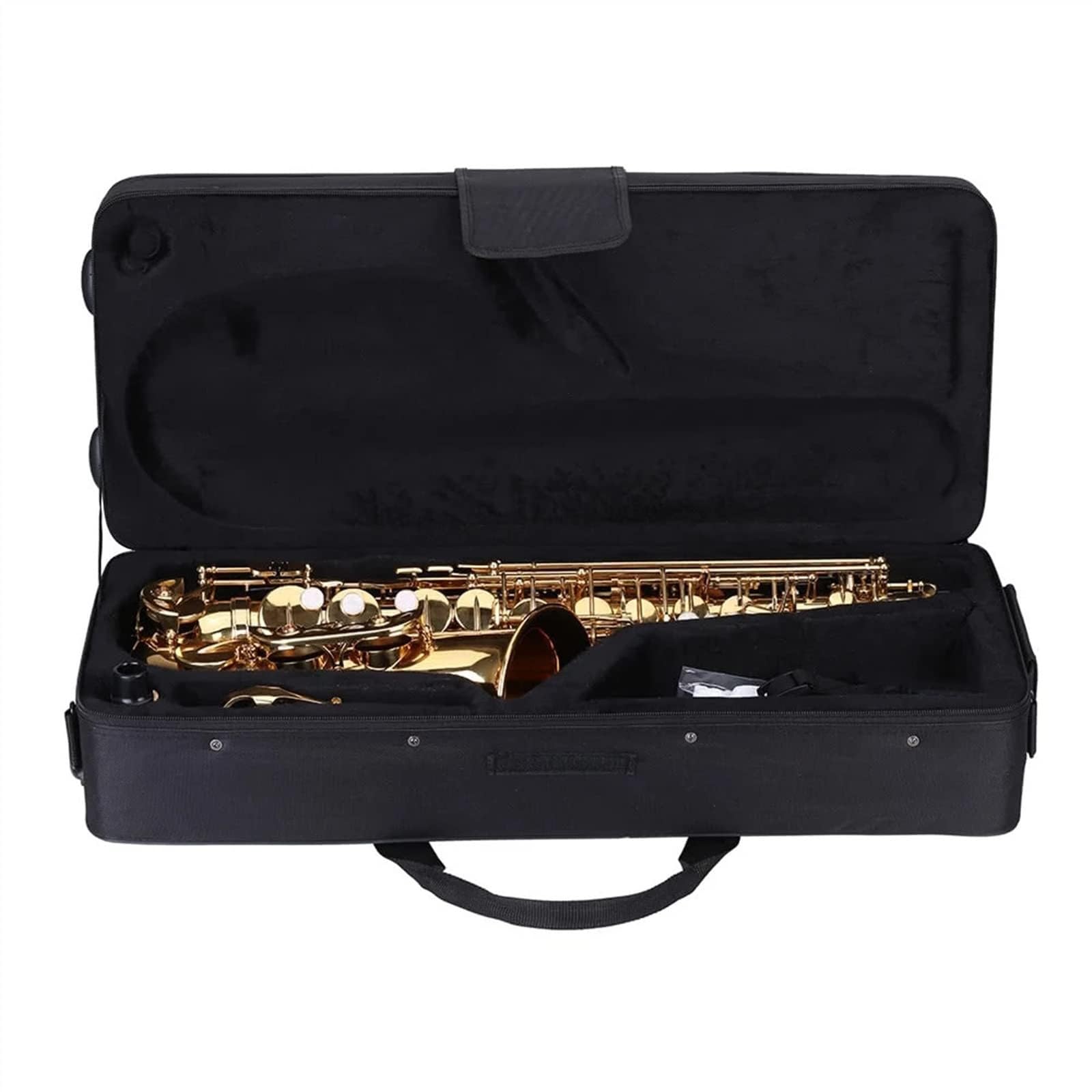 Sax Contralto in Mi Bemolle (EB) Oro, Ottone Laccato, Modello 802, Strumento A Fiato per Studenti E Principianti.