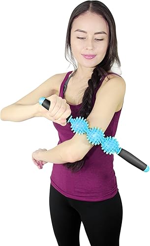 Miniatura 6 de Coolife Fascia Blasting Muscle Roller - Rodillo para masaje muscular, masajeador de celulitis, rodillo para fascia para celulitis y músculos