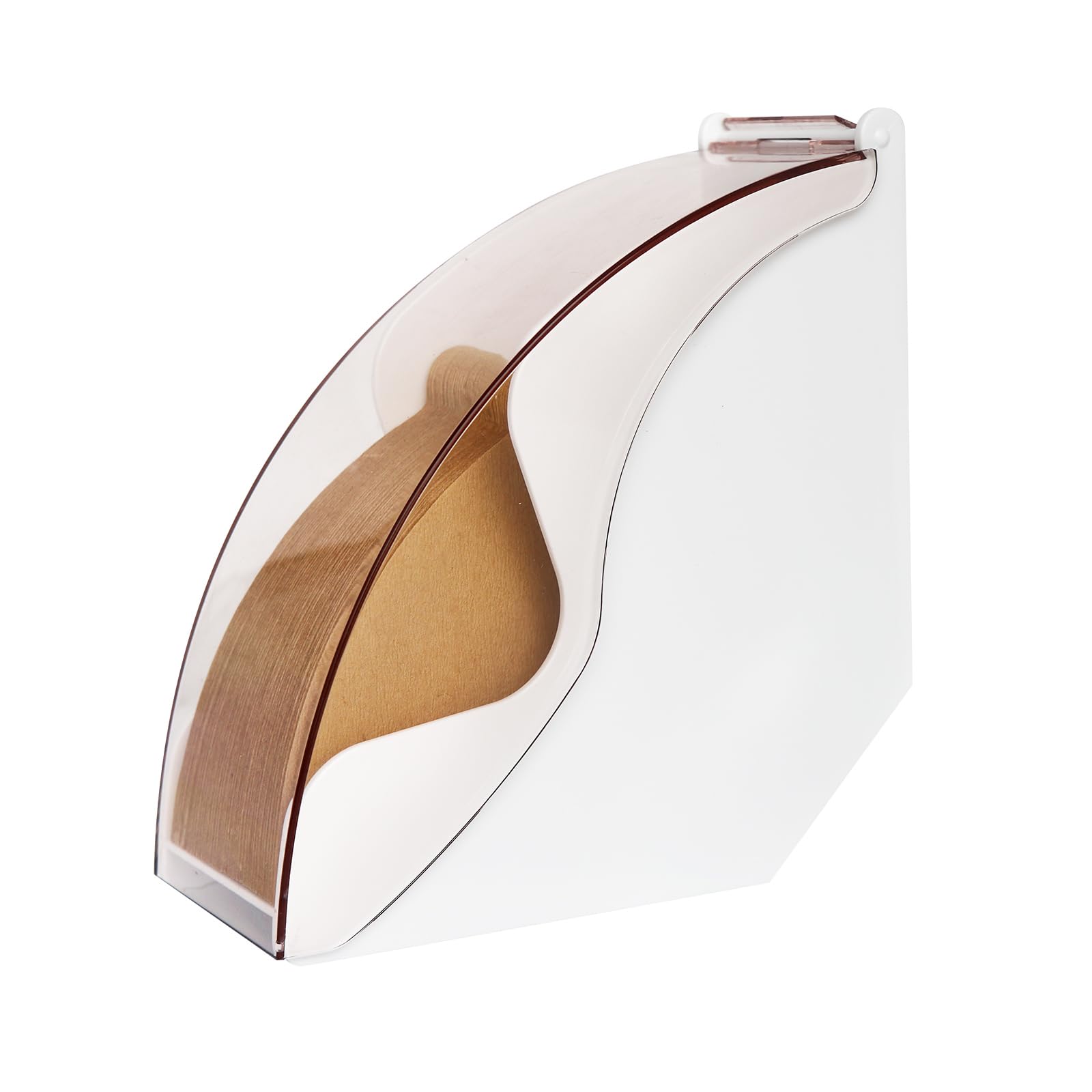 Porta filtro caffè per organizer e accessori per stazioni caffè (bianco)