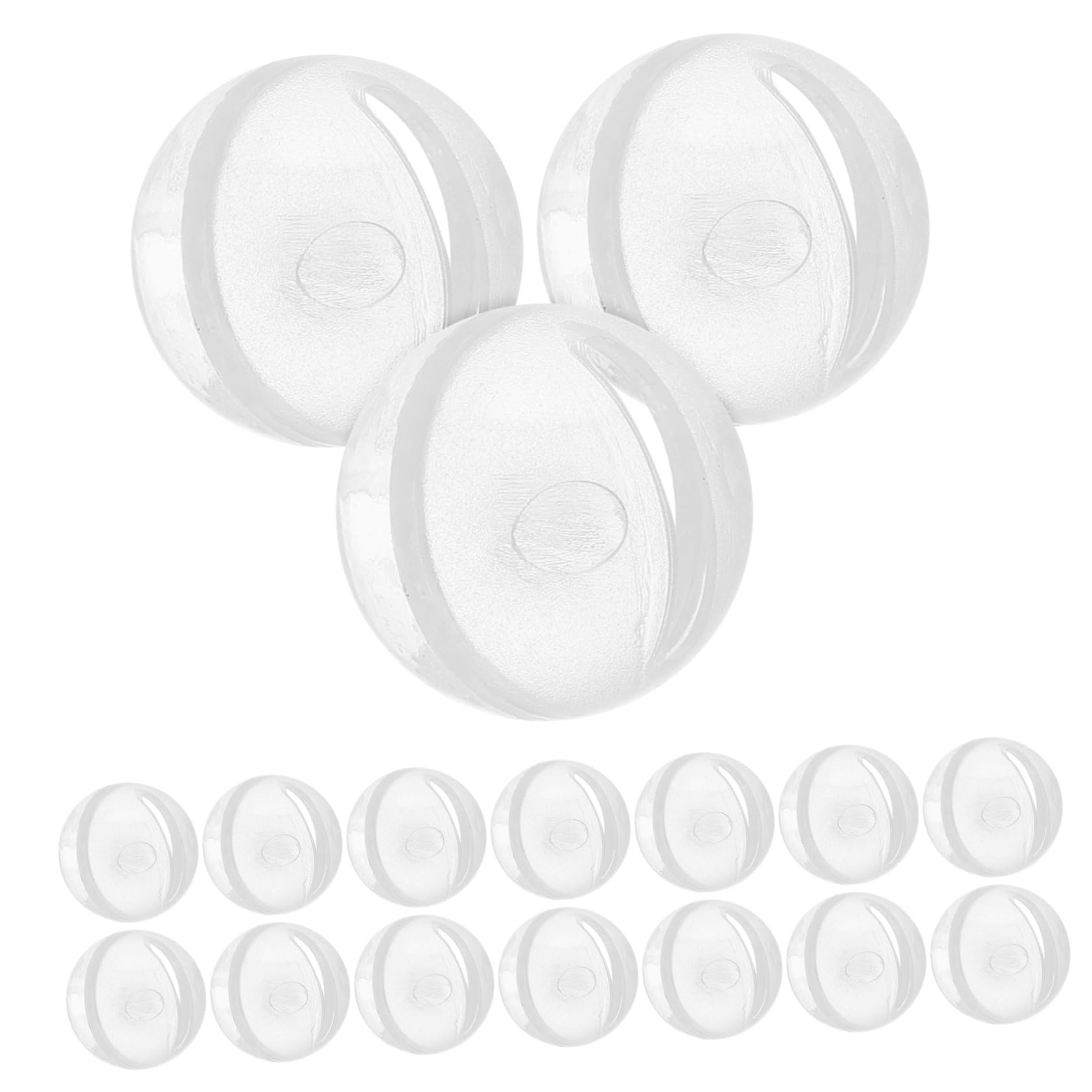 VICASKY 30pcs Box Built-in Rattle Bed Rattle Doll Rattles Girl Rattle Doll Rattle Newborn Rattle Rattle Transparent Plastic