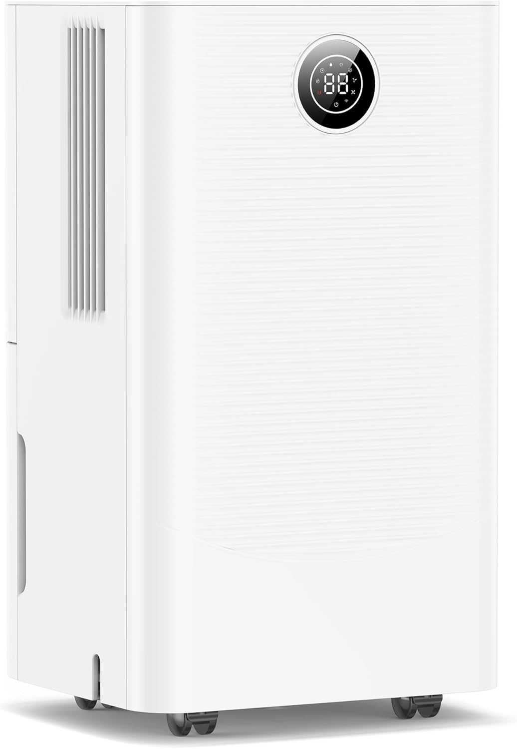 ZAFRO Deshumidificadores para el hogar y el sótano con manguera de drenaje, deshumidificador de ahorro de energía máximo de 24 pintas con drenaje