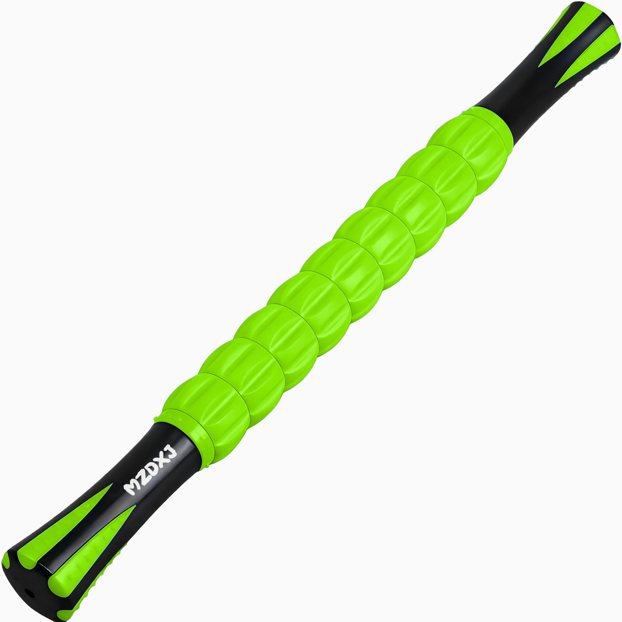 Muscle Roller &amp; Massage Roller Stick for Athletes - Lymphatic Drainage Support, Relieves Muscle Soreness, Cramping &amp; Tightness - Targets Legs, Arms, Back &amp; Calves （Green）