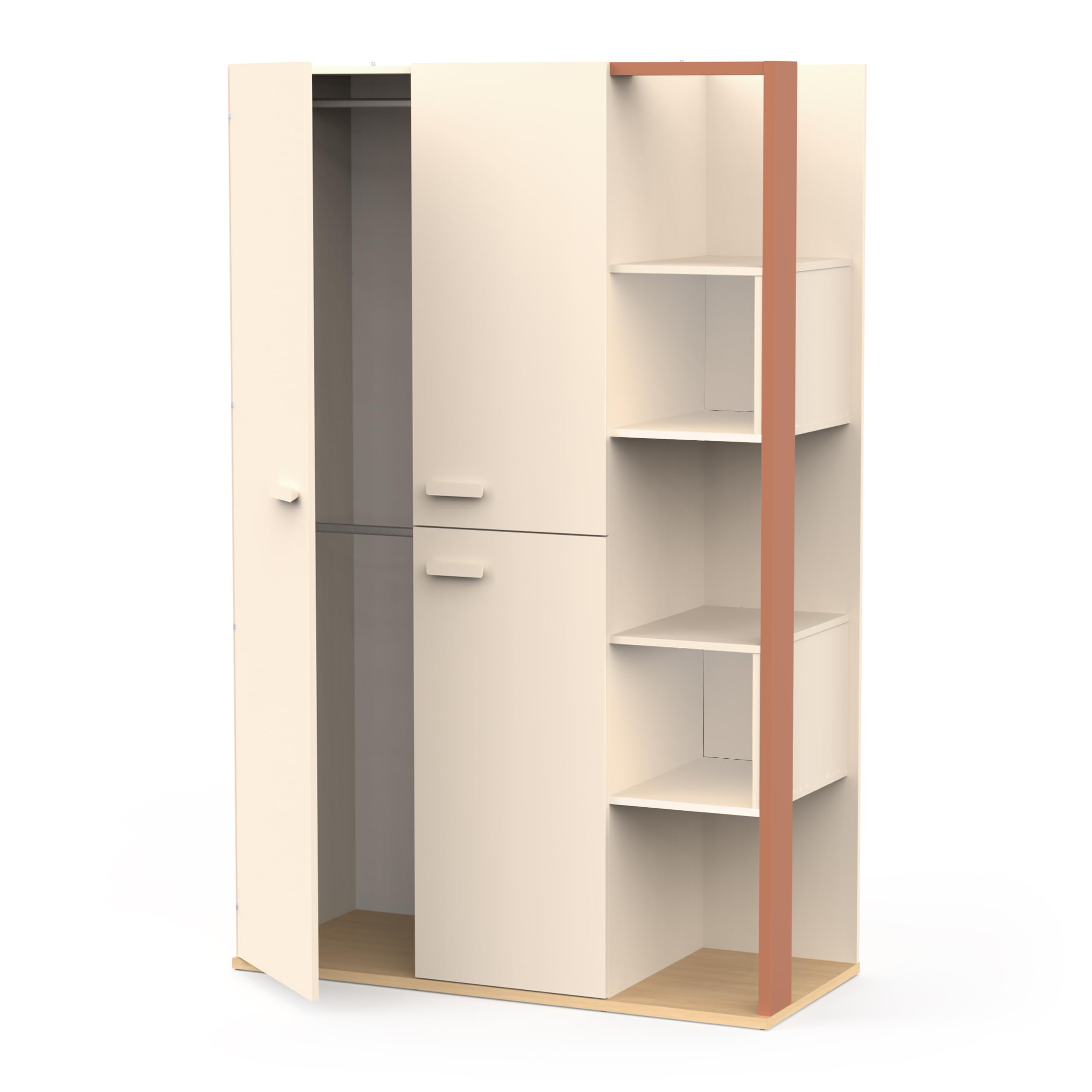 Demeyere Wardrobe and Dressing Cabinet in a room setting, showcasing its design and storage capabilities.
