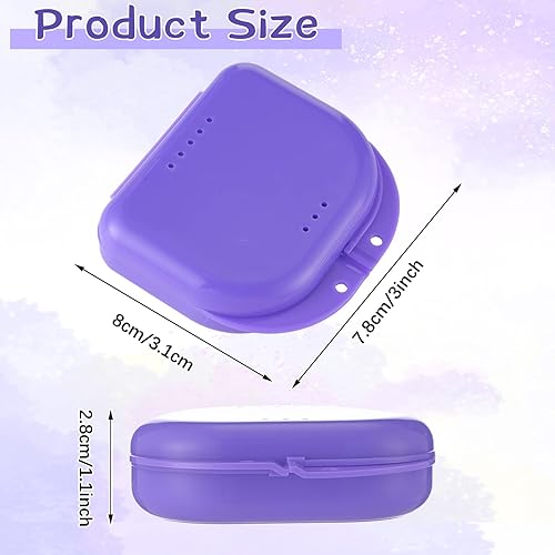 Miniatura 2 de Youyole Estuche de retención de 32 piezas con orificios de ventilación, protector bucal, contenedor de almacenamiento dental, caja de retención
