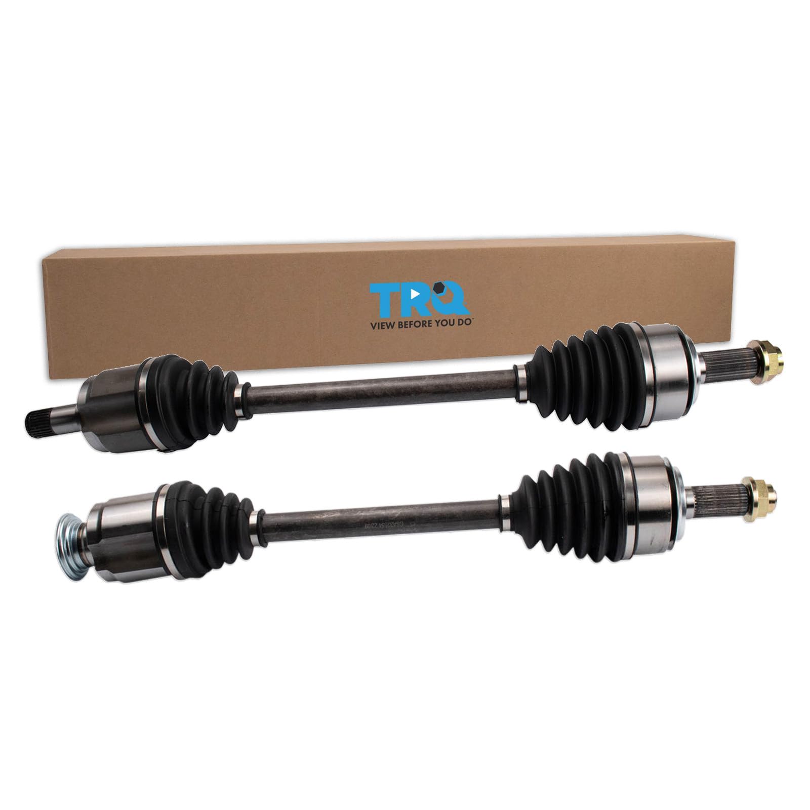 TRQ Front Driver and Passenger Side CV Axle Assembly Set 2 Piece
