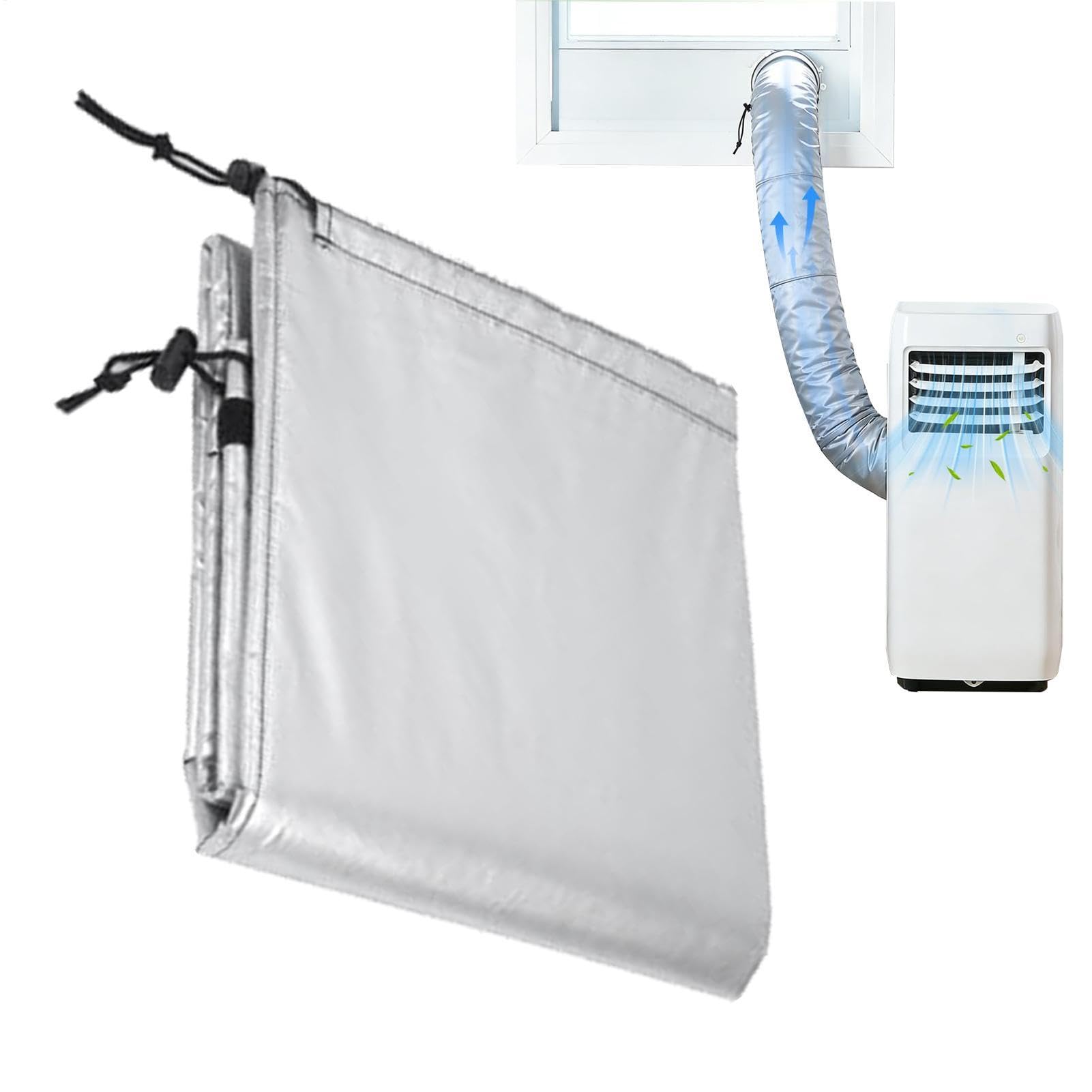 Klimaanlagen-Schlauchabdeckung – 152,4 x 25,4 cm, universelle Wärmedämmkomponente, energiesparende HVAC-Hardware | Schutzrohrhülle für die Klimatisierungs- und Lüftungseinheit des Arbeitsbereichs in d