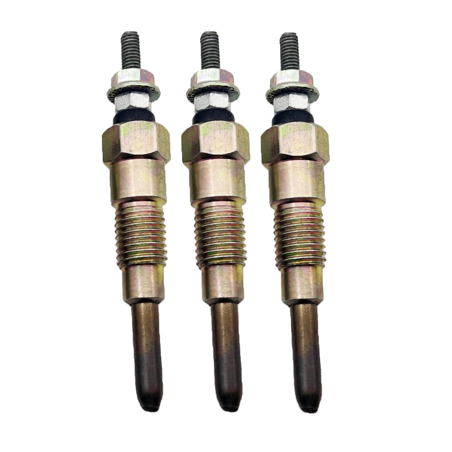 3 pcs Glow Plugs for Yanmar 3TNM72 Engine
