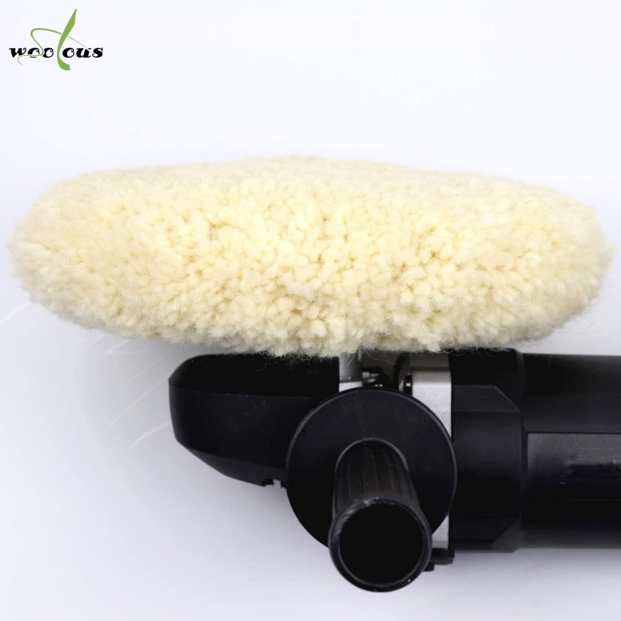 Woolous Tampons de polissage et de Polissage 100% - Tampon de Polissage Double Face en Laine - Tampons de Polissage Pour la Coupe et Le Polissage Composés à 2 Faces 8 Pouces
