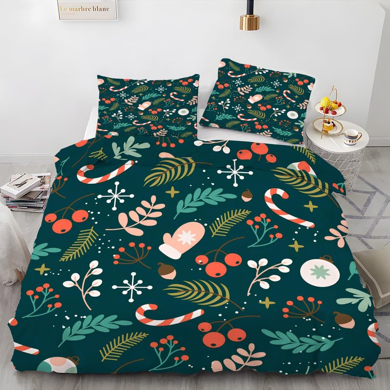 Housse de couette 160x200 imprimée drap de lit double 2 personnes chic