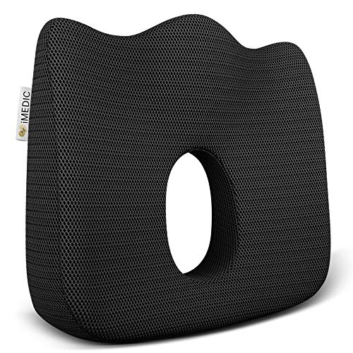 Cojín de asiento ortopédico de lujo para COXIS Medipaq®: diseñado para aliviar la ciática, el...