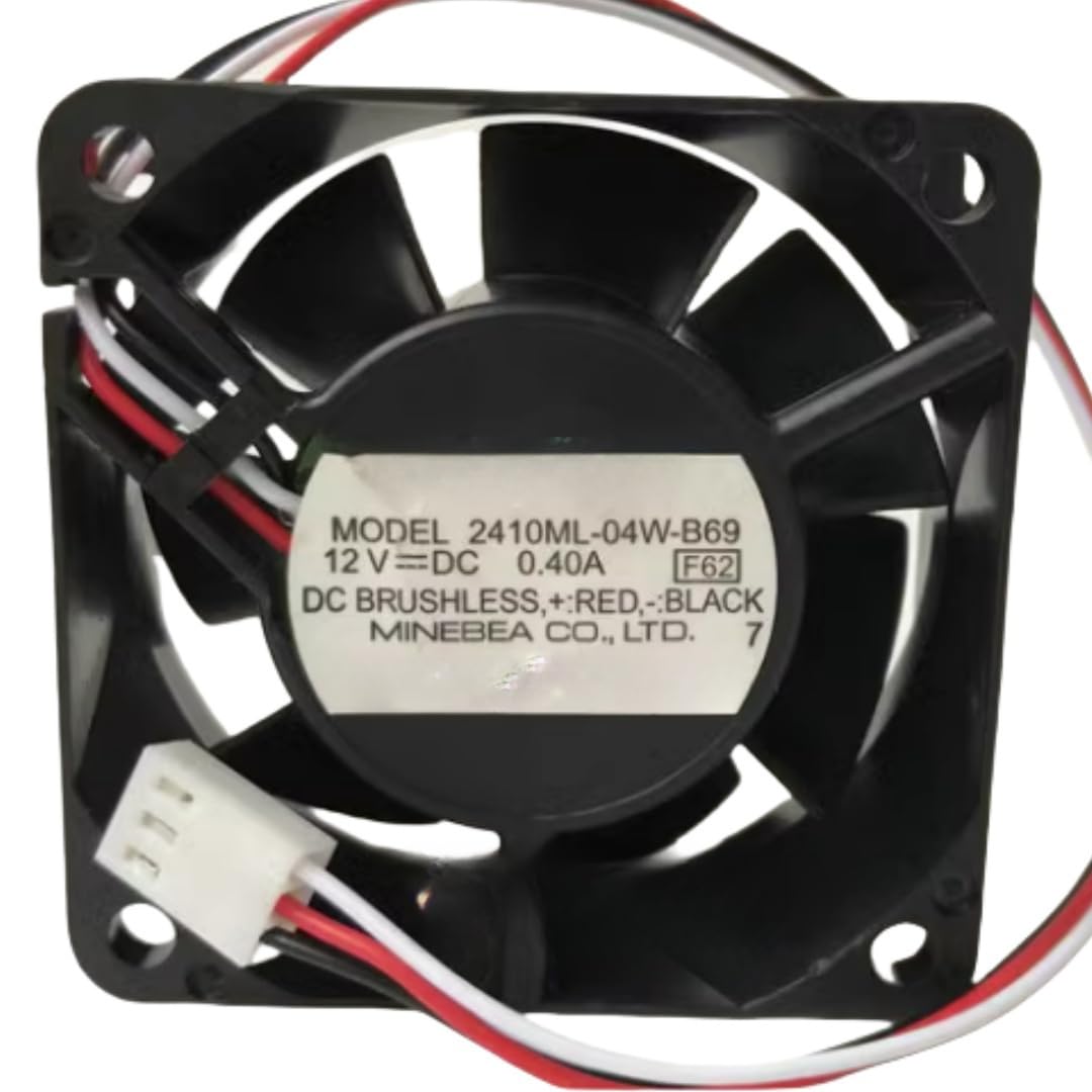 FCARUMIQP 2410ML-04W-B69 DC12V 0.40A 6025 Cooling Fan 60x60x25MM