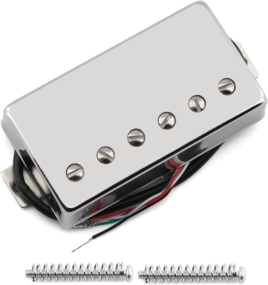 Amazon.com: FLEOR Alnico 5 Guitar Humbucker Pickup 4-Wires 14-15K