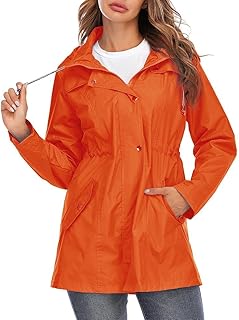 Orange raincoat ladies Clearance