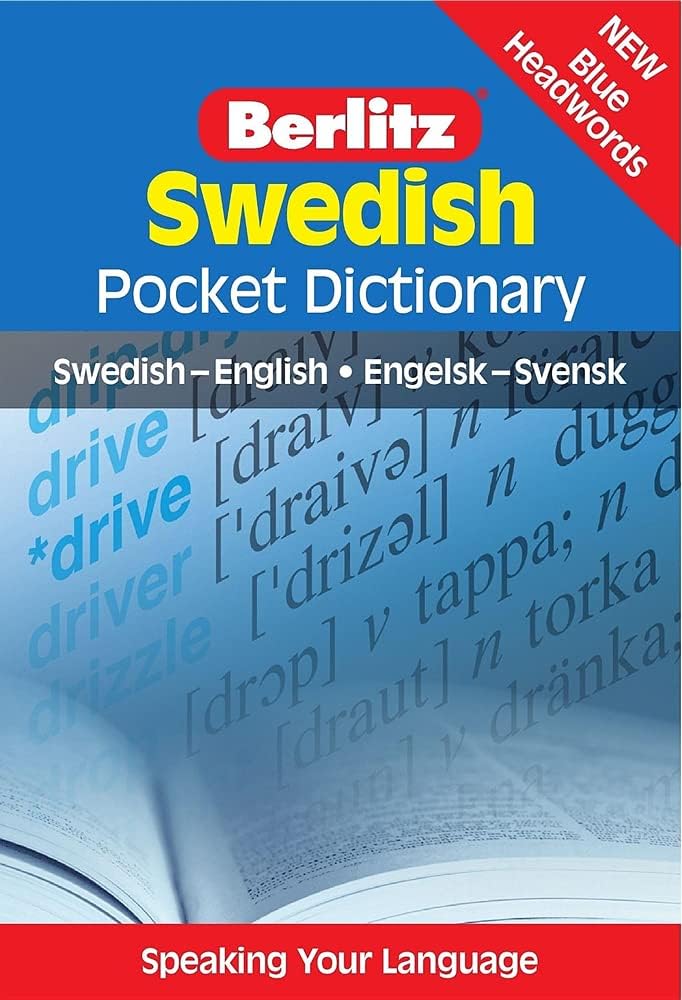 Swedish Pocket Dictionary: Swedish-English/Engelsk-Svensk (Berlitz Pocket Dictionary) (Swedish Edition)