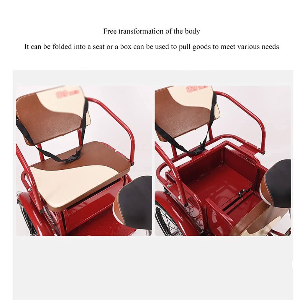 【大人用自転車】シニア自転車 三輪車 カゴ付き ポタリクル 三輪車 大人用 電動アシスト自転車 3輪 18インチ 高齢者