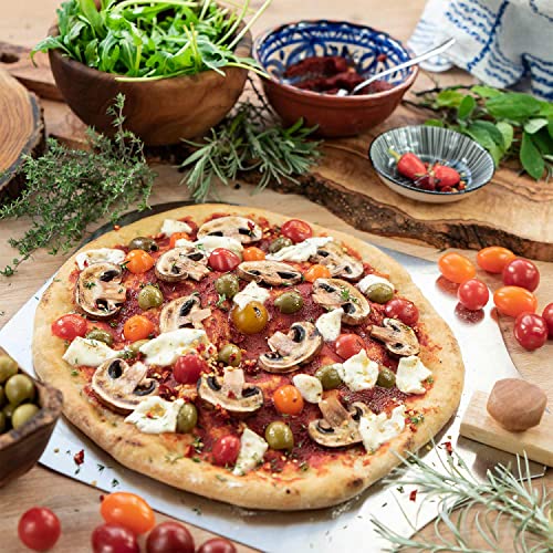 Professionele pizzaschep XXL, Aluminium pizzaschep broodschep ruimtebesparend premium model houten steel, vierkante broodschep must-have accessoire voor pizzabakkers (Roterende handgreep) - Image 6