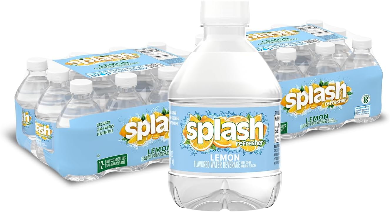 Splash Blast Flavor 8 oz, 2 x 12 Count Lemon