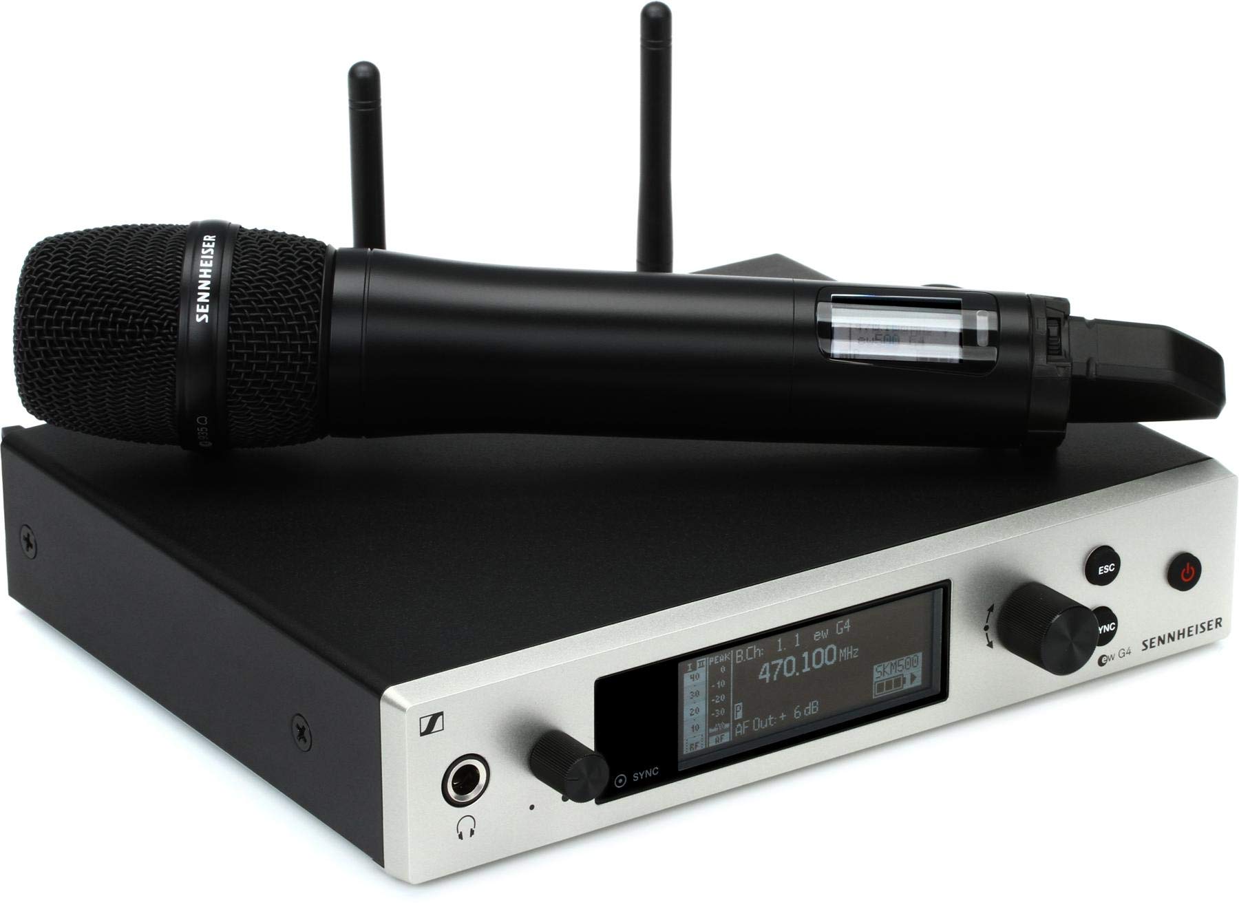 SENNHEISER EW SKM500 G4 E945ハンドヘルドマイクセット Sennheiser EW 500 G4-945 Wireless Handheld Microphone System GW1