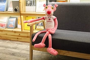 Soft Toys Long Soft Lovable hugable Cute Giant Life Size Teddy Bear. (55cm Soft Toy Pillow, Pink Panther)