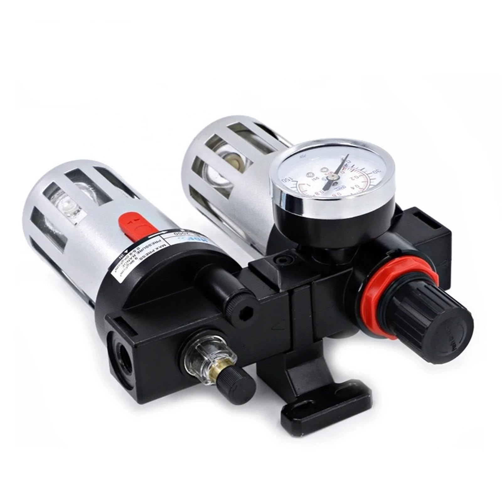 Compressore d'Aria FRL unità 1/4 3/8 1/2 BFC2000 BFC3000 BFC4000 Regolatore Filtro separatore Acqua Olio(Plastic4000 w PC,2000)