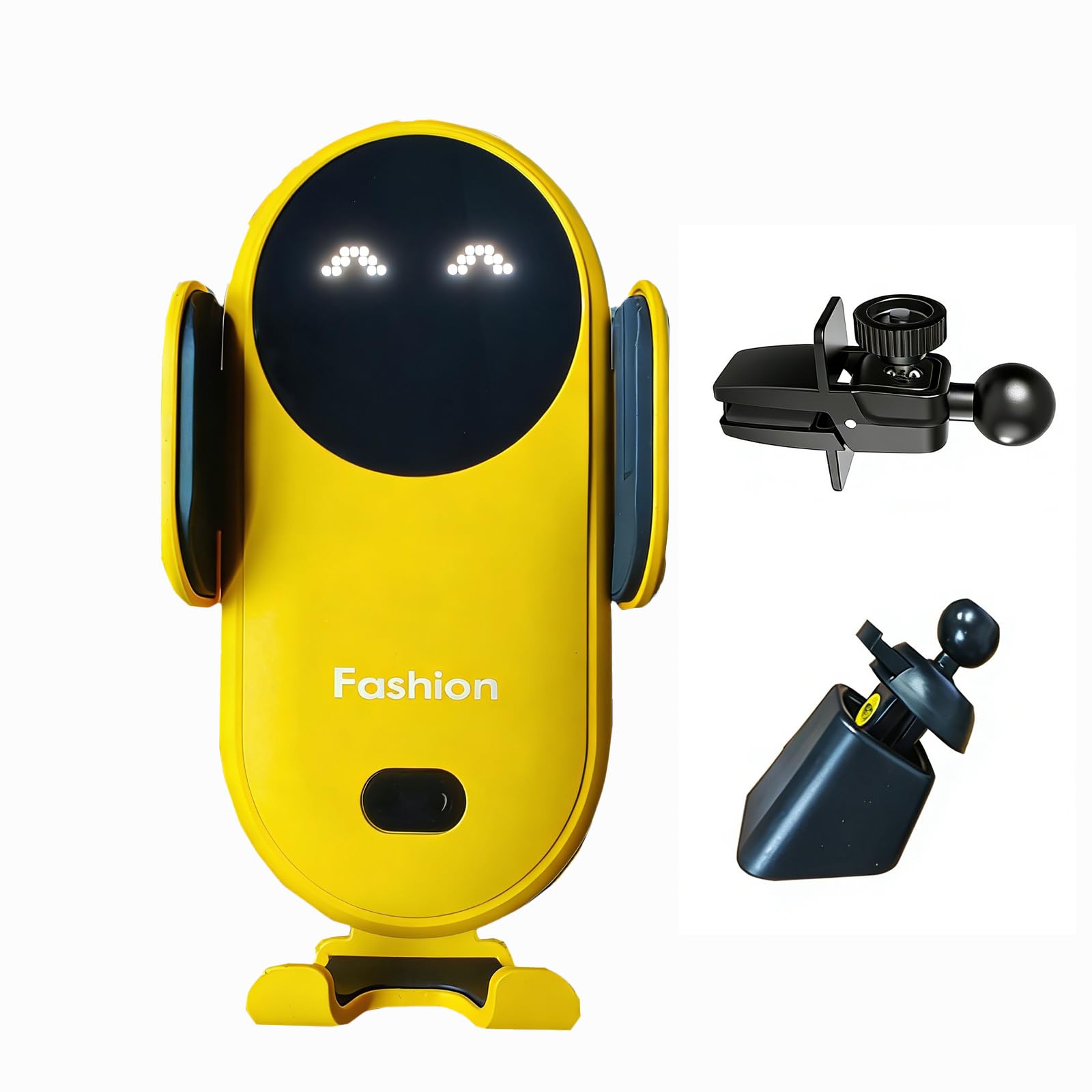 Soporte inalámbrico para cargador de coche, bonito soporte para teléfono de coche, sujeción automática de ventilación de aire, soporte de teléfono inteligente para iPhone