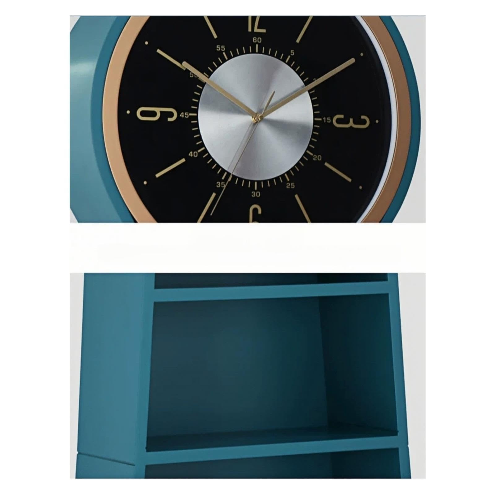 Reloj de Abuelo Reloj De Pie De Madera Piso Cuarzo Silencioso