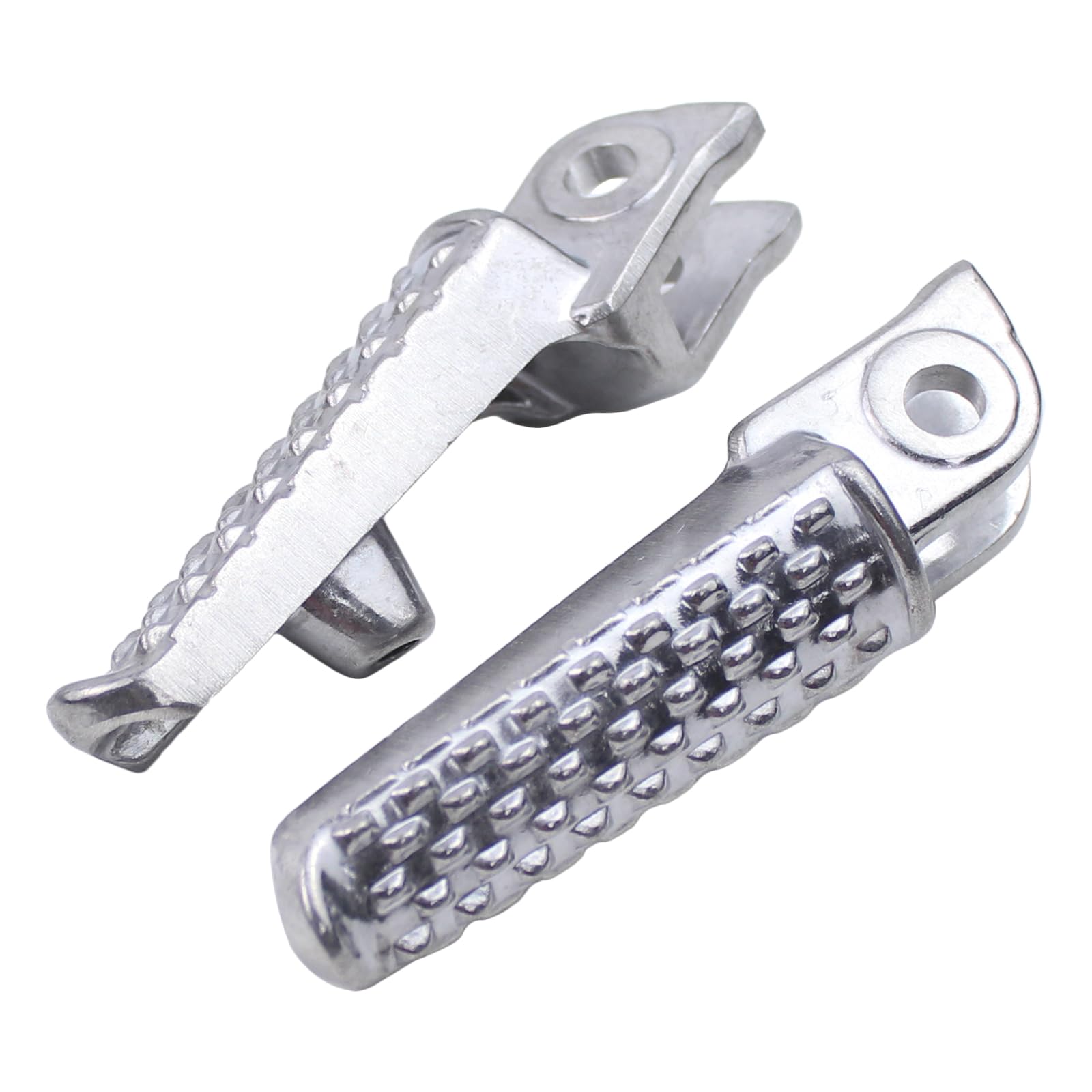 Fußrastenanlage Vorne Fußraste Halter Motorrad Fußstütze Pedal Stifte vordere Fußrasten Fussrasten Fußpedale Vorderpedal silber links und rechts für Honda CBR 600 RR PC37 CBR600RR CBR 600RR 2003-2006