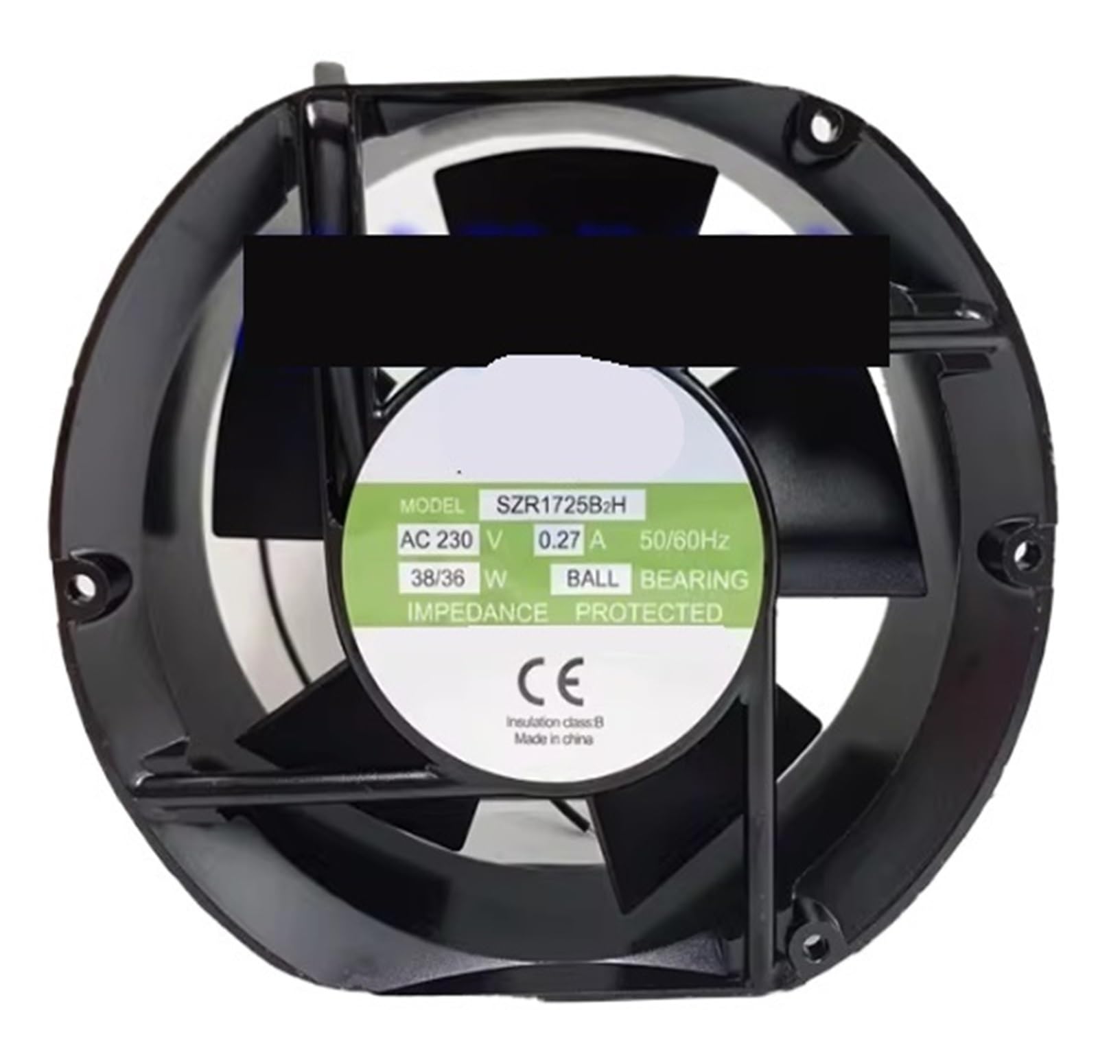 ZBWZXBDJ Fan SZR17251B2H AC220/240V 17251 17cm 2 WIRE