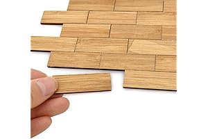 Varnished Dollhouse Flooring on 1:12 scale, Dollhouse Floor boards of Bamboo