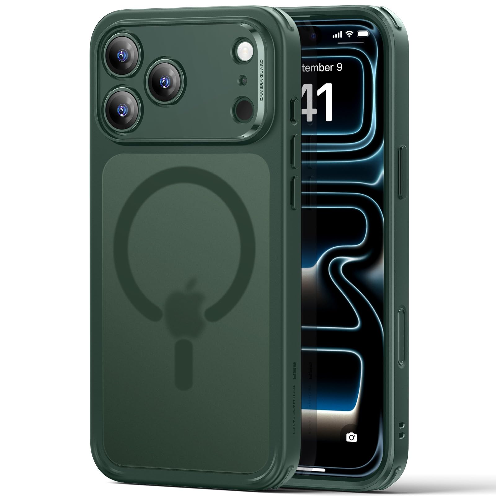 ESR for iPhone 17 Pro Case, Camera Control, Compatible with MagSafe, Shockproof Military-Grade Protection, Magnetic Phone Case for iPhone 17 Pro,