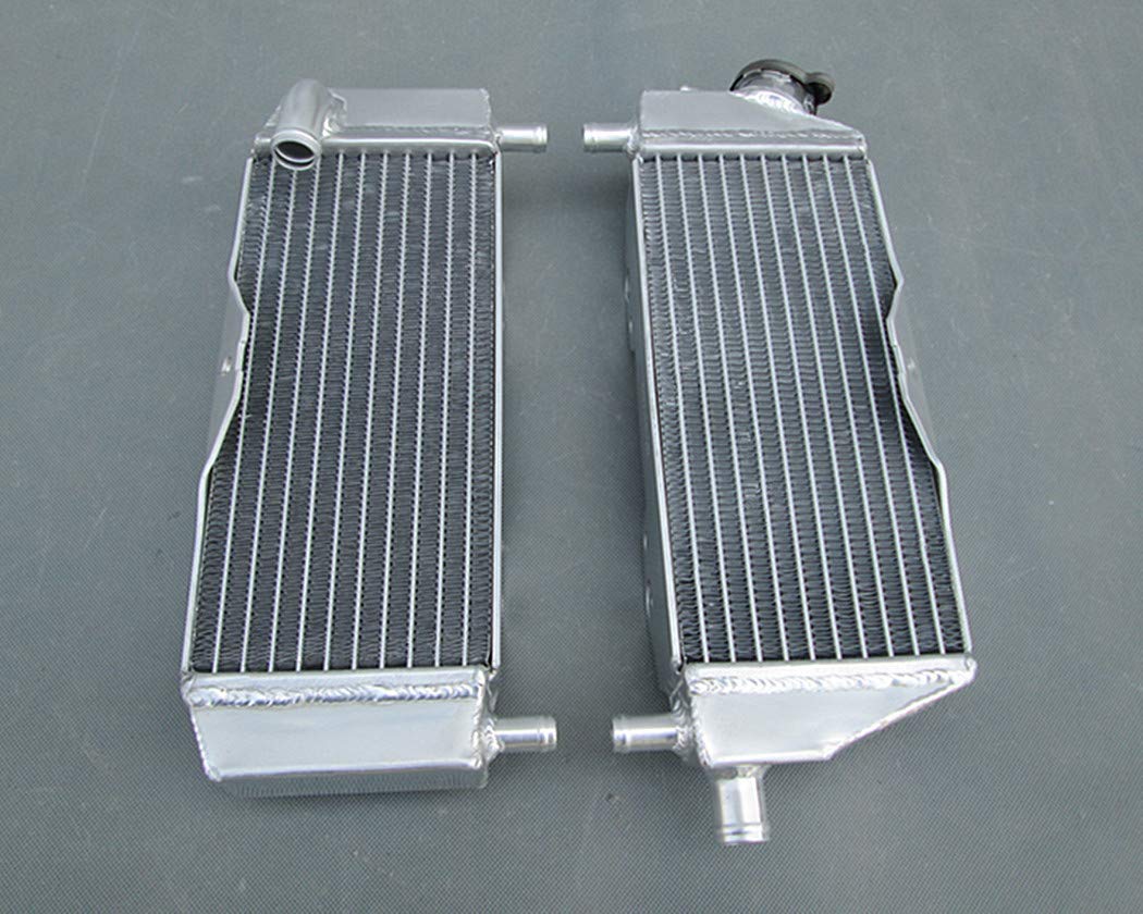 Sinistra + Destra Per Kawa-saki KX250 KX 250 2005 2006 2007 Alluminio Radiatore 05 06 07